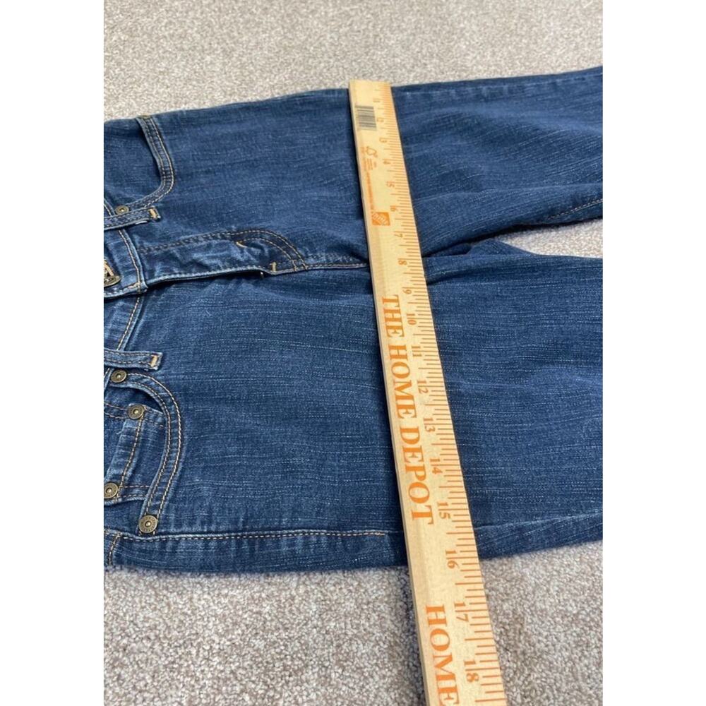 Levi's Women's 512 Perfectly Slimming Straight Jeans Size 2 Dark Wash Indigo - Picture 7 of 15